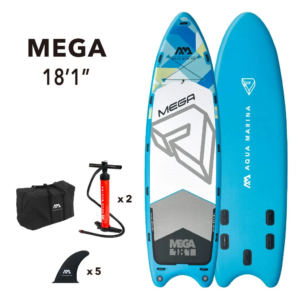 Надувная SUP доска 18.1 Aqua Marina Mega BT-20ME