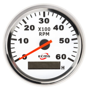 Тахометр и моточасы для лодки ECMS CMH3-WS-3K
