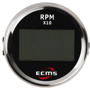 Тахометр со счетчиком моточасов для лодки ECMS PLT2-BS-240-33
