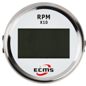 Тахометр со счетчиком моточасов для лодки ECMS PLT2-WS-240-33
