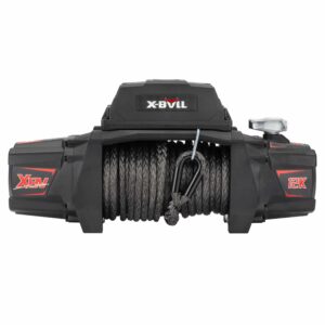 Автомобильная электрическая лебедка X-BULL 12000 LBS с синтетическим тросом HRW12000TT