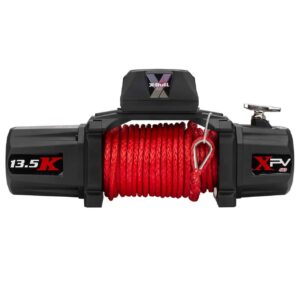 Автомобильная электрическая лебедка X-BULL 13500 LBS с синтетическим тросом HRW13000SB